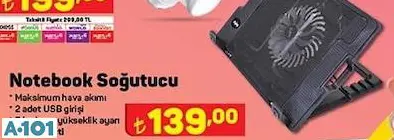 NOTEBOOK SOĞUTUCU